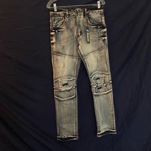 Men’s Jeans Blue Tab distressed skinny NWT